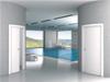 CONTROTELAIO PER PORTA SCORREVOLE CIRCULAR MM.125 CM.80X210 DX RAGGIO 15° PER CARTONGESSO CON ACCESSORI