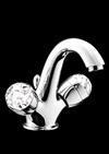 GRUPPO LAVABO MF MY BIJOUX ORO SWAROVSKI CANNA CIGNO