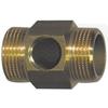 DOPPIEVITE 1" X 1/4 OTTONE ALIMENTATORE ARIA BUCATA AL CENTRO NIPPLES