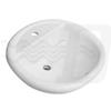 LAVABO SOPRAPIANO MONOFORO CM 57x49
