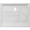 PIATTO DOCCIA 70X100 IN CERAMICA H. 8  RETTANGOLARE