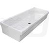 LAVABO A CANALE IN CERAMICA CM.120