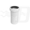 TUBO WC ECCENTRICO 110 BIANCO HTSK