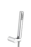 KIT DOCCIA MINIMALISTA NIKEL SPAZZOLATO C/DOCCIA MONOGET. ANTICALCARE IN ABS