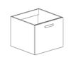 BASE PORTA LAVABO SOSPESA 1 CASSETTONE CM.60X60 H.50 MANIGLIA INCASSO ROVERE MEDIO LAVELLA DIPIU'