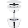 PILETTA CLICK CLACK 1" 1/4 CROMO SCARICO AUTOMATICO 