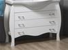 BASE GIULIA CM.105 3 CASSETTI BIANCO OPACO