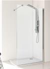 PARETE DOCCIA WALK-IN CON SOSTEGNO ALICUDI WALL CM.108,5/110 H.200 - PROFILO CROMO - PANNELLO TRASPARENTE