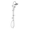 COLONNA DOCCIA TONDA CON SOFFIONE INOX TONDO CROMO