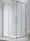 BOX DOCCIA ANGOLO 1/2 LATO DAY CM.118/120 H.200 - PROFILO CROMO - PANNELLO TRASPARENTE