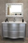 MOBILE DA BAGNO RACHELE CM.105 ARGENTO