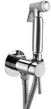 KIT SHUT OFF OTTONE T MS LISCIA CROMO DOCCETTA C/MISCELATORE