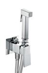 KIT SHUT OFF OTTONE Q MS MINIMALE CROMO DOCCETTA C/MISCELATORE