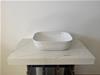 TOP IN GRES CM.49X127 H.7,5 BIANCO VENATO NERO LUCIDO