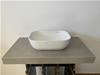 TOP IN GRES CM.46X87 H.7,5 GRIGIO SCURO OPACO