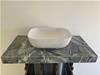 TOP IN GRES CM.45X90 H.8 FOGLIE VERDI OPACO