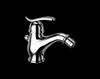 GRUPPO BIDET TEORIA CON LEVA OPERA MONOCOMANDO CROMO