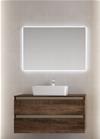 MOBILE DA BAGNO CUBE CM.100 OLMO TABACCO / TORTORA OPACO