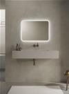 SPECCHIO VERSO CM.100 H.70 ANTIAPPANNAMENTO 220V