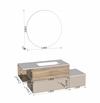 MOBILE DA BAGNO MOON CM.140 RIGATO IMPERIALE 939 / MOKA OPACO 408